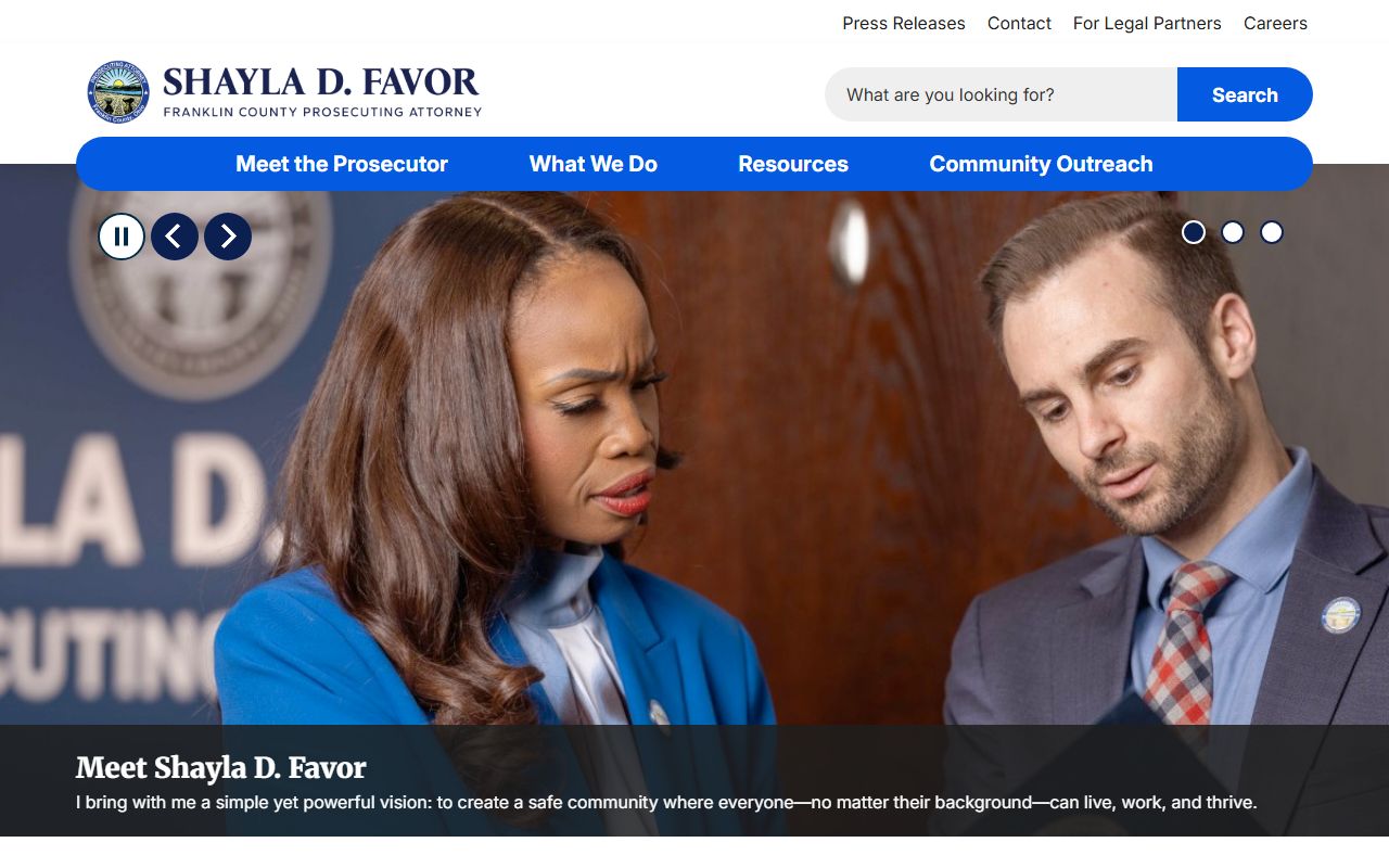 Franklin County arrest records prosecutor office charging decisions